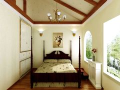 孔雀城别墅装修设计欧式卧室装修图片