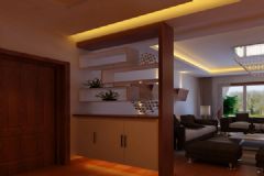 170平米律师新中式家居生活中式风格玄关装修图片