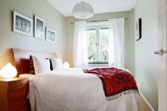 简约随性的瑞典公寓美式卧室装修图片