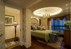 上海九城湖滨240㎡奢华样板房欧式卧室装修图片
