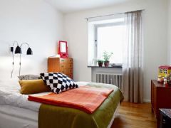 翻新后的公寓现代感设计现代卧室装修图片