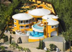 明亮的橙色西班牙临海别墅现代其它装修图片
