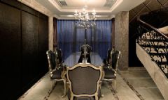新古典式奢华别墅 体验帝王般的尊贵古典餐厅装修图片