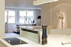 丹麦那维亚精致简约公寓简约厨房装修图片