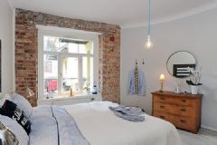哥德堡的创意公寓简约卧室装修图片