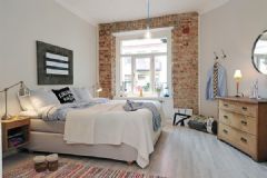哥德堡的创意公寓简约卧室装修图片