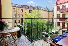 哥德堡的创意公寓简约风格阳台装修图片