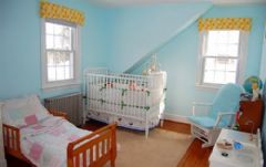 淡蓝色儿童房设计简约儿童房装修图片