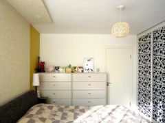 55平米黑白灰小家现代卧室装修图片
