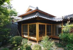 日本木质与玻璃结构度假屋简约其它装修图片