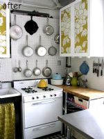 厨房实用整理方案一混搭厨房装修图片