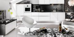 黑白色调的家居设计现代厨房装修图片