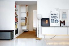 瑞典斯德哥尔摩78平客租公寓简约过道装修图片