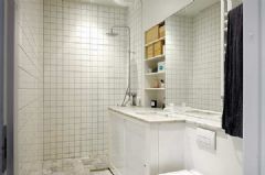 瑞典斯德哥尔摩78平客租公寓简约卫生间装修图片