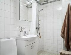 型男为爱打造60平米北欧小居简约卫生间装修图片