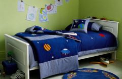 男孩儿的蓝色天地地中海儿童房装修图片