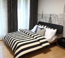 120平米黑灰金奢华家居现代卧室装修图片