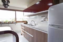 巴西阳光海岸私人别墅现代厨房装修图片