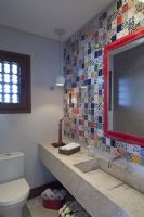 巴西阳光海岸私人别墅现代卫生间装修图片