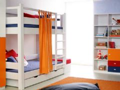 创意双层架子床一现代卧室装修图片