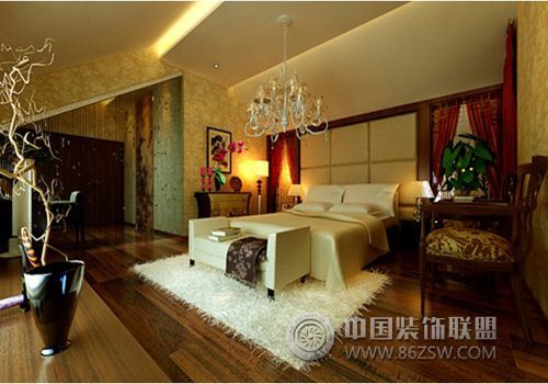 中式风格卧室装修效果图
