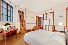 Tribeca复式公寓现代卧室装修图片