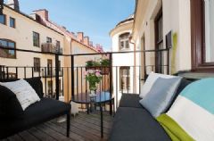 90平米斯德哥尔摩的公寓简约阳台装修图片