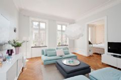 90平米斯德哥尔摩的公寓简约客厅装修图片