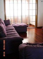 紫色小复式空间现代客厅装修图片