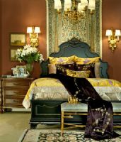 华贵的佛罗伦萨风情卧室现代卧室装修图片