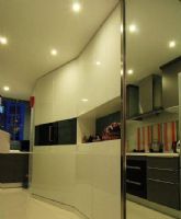 25万打造高贵典雅的95平两居室现代厨房装修图片