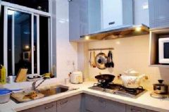 四万元典雅小居室改造现代厨房装修图片