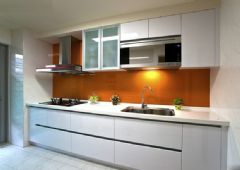 95平二居室现代简约爱居现代简约厨房装修图片