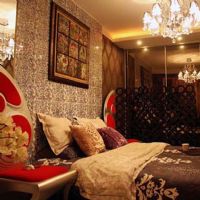 中式-二居装修中式卧室装修图片