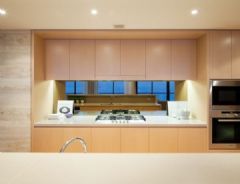 清新海景公寓现代厨房装修图片