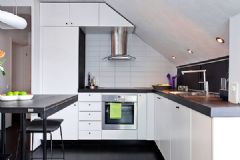 54平米动感瑞典公寓简约厨房装修图片