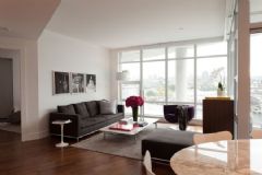 温哥华Silversea165平米现代公寓简约客厅装修图片
