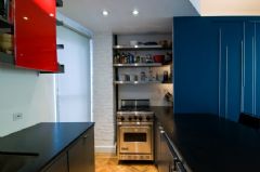 曼哈顿的微型公寓简约厨房装修图片