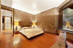 Tribeca复式公寓现代卧室装修图片