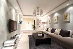 豪华155平米精致设计简约客厅装修图片