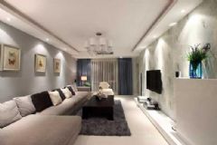 豪华155平米精致设计简约客厅装修图片