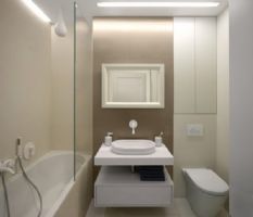 65平米超现代色彩公寓现代卫生间装修图片