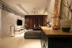 87平米高品质中式美居中式客厅装修图片