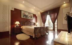中式风格别墅中式卧室装修图片