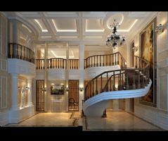 430平米新古典别墅古典风格阁楼装修图片