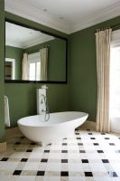 绿色清新浴室案例四现代卫生间装修图片