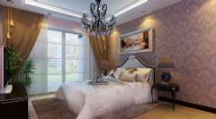 9万打造140平米低调奢华之家欧式卧室装修图片