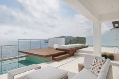 西班牙伊比沙岛别墅现代风格阳台装修图片