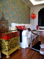 小户型绚丽中式魅力中式客厅装修图片