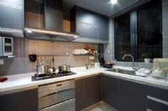 7万打造73平米现代家居现代厨房装修图片